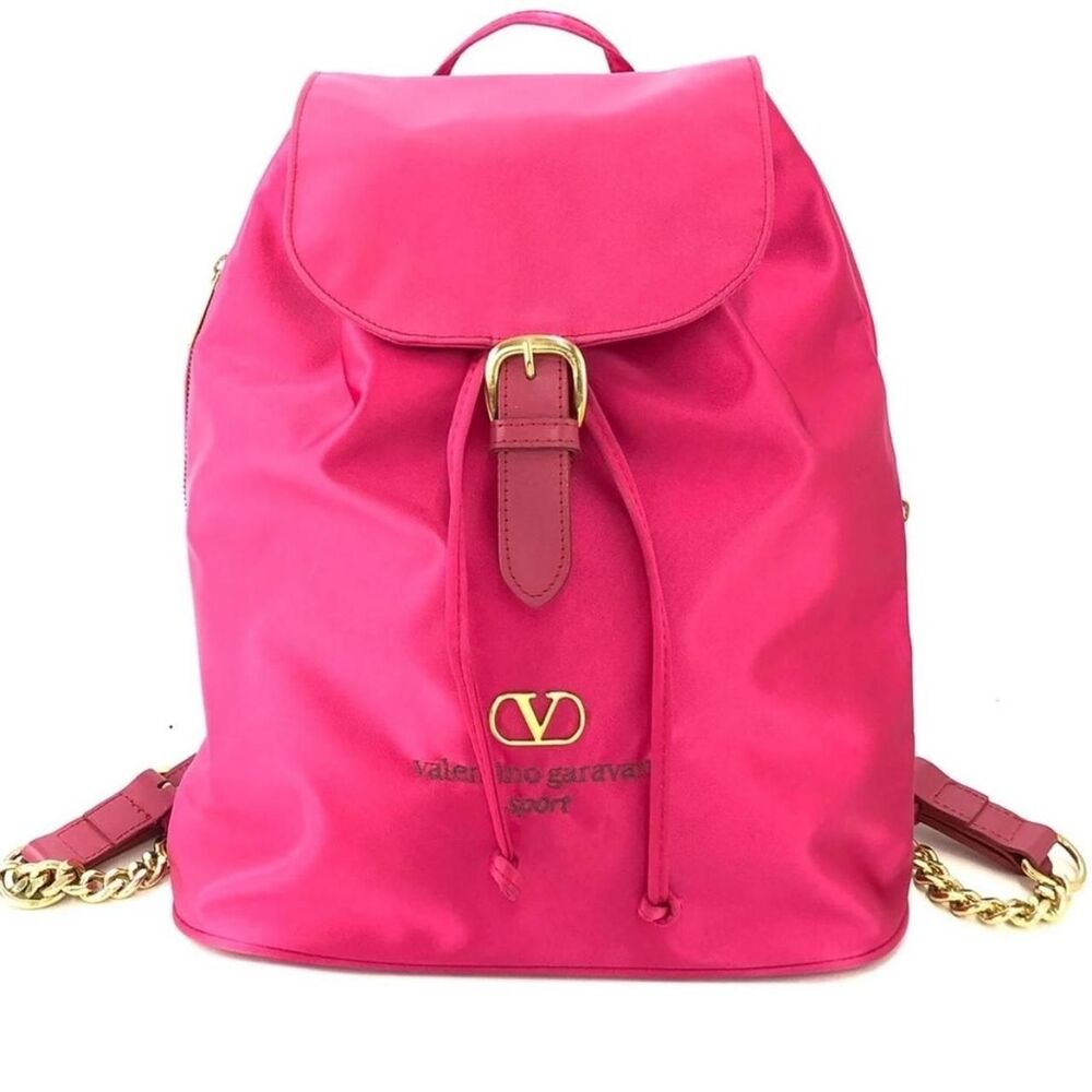 VALENTINO GARVANI SPORT PINK NYLON BACKPACK